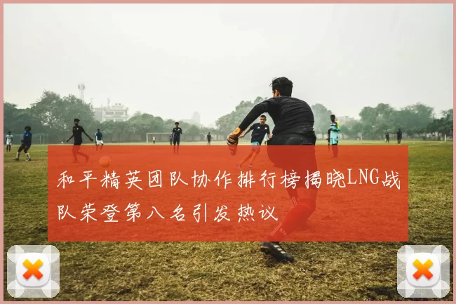 和平精英团队协作排行榜揭晓LNG战队荣登第八名引发热议