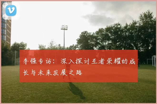 李强专访：深入探讨王者荣耀的成长与未来发展之路